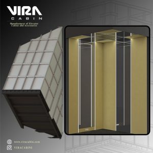 دکور کابین آسانسور vira003